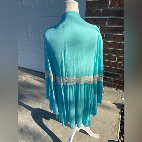 Jodifl Sky Blue Cardigan Size Large New! - Picture 2 of 5